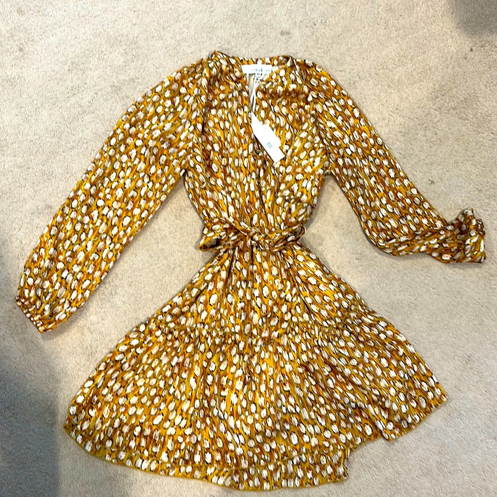 NWT Adeline rose Dress with tie around waste - size M